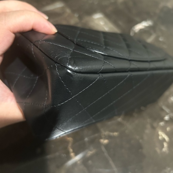 100% Authentic Chanel lambskin quilted  mini rectangular flap - Picture 15 of 15